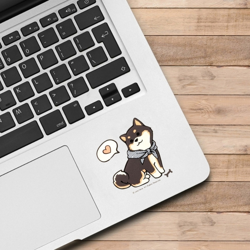 Waterproof Shiba Puppy Sticker Decal Die Cut - Picture 3 of 7